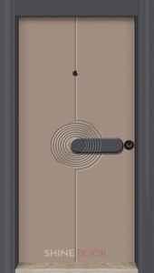 блиндирана врата SN 2330 беж-антрацит